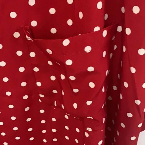 SHEIN CURVE POLKA DOT SUN  DRESS POCKETS SIZE 3XL - Picture 6 of 8